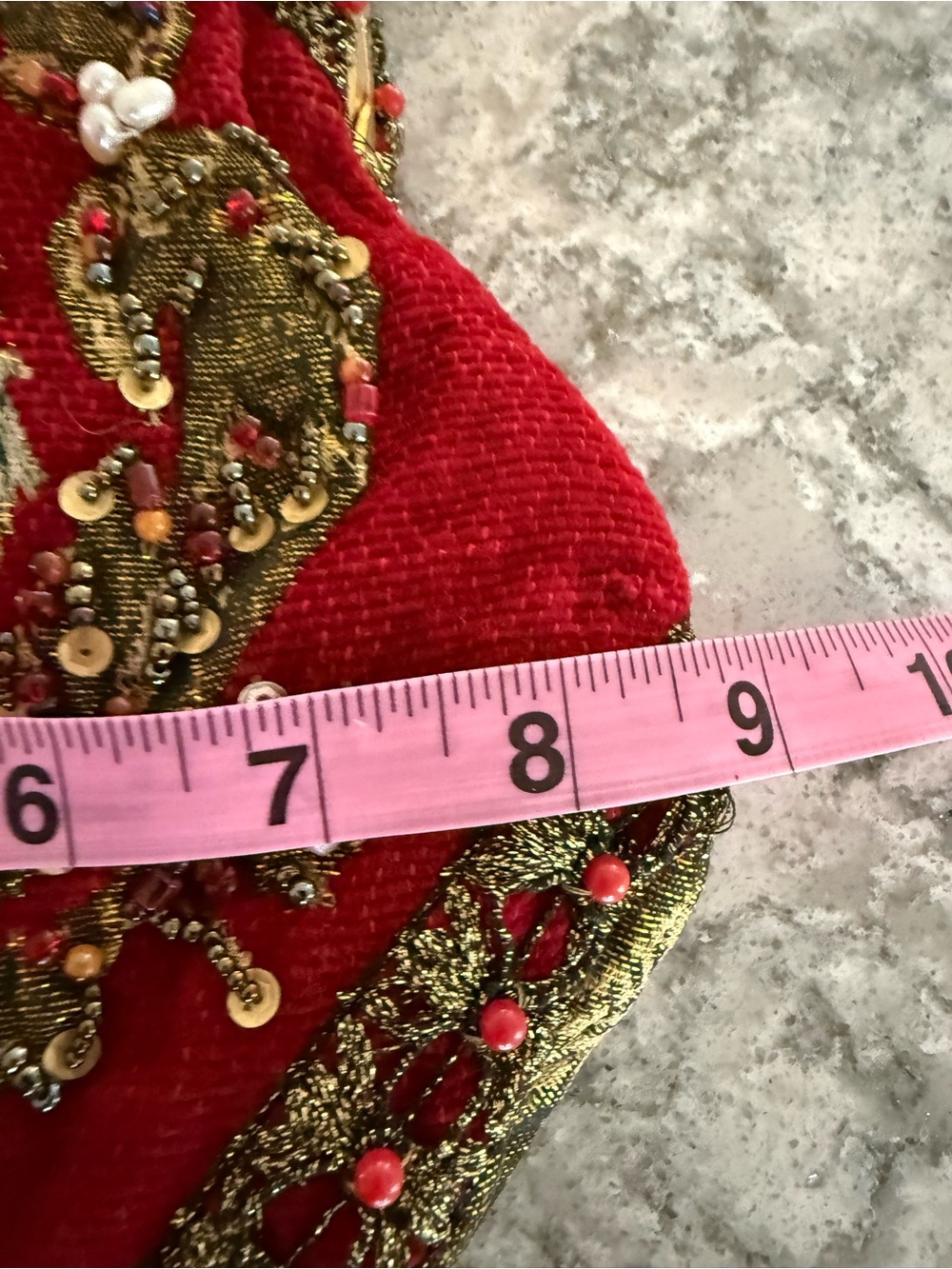 MARY FRANCIS VINTAGE BEADED TAPESTRY HANDBAG - Picture 5 of 8
